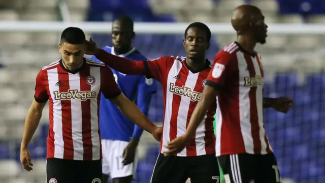 Brentford celebrate