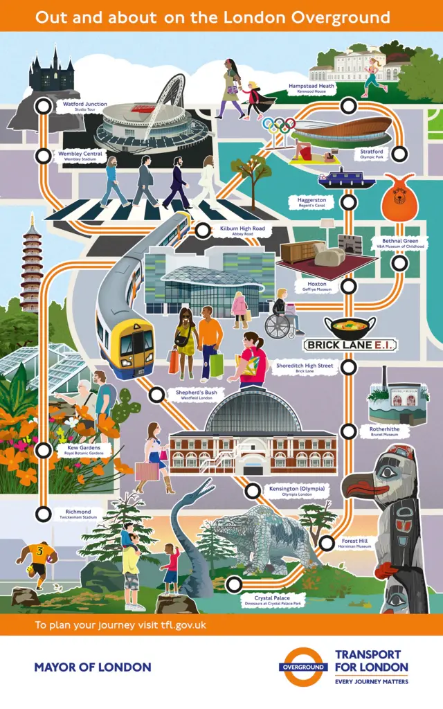 London Overground map