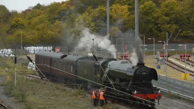 Flying Scotsman in Peterborough