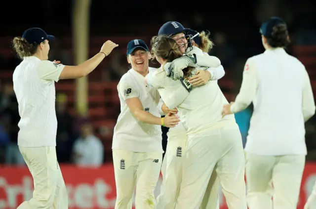 England celebrate