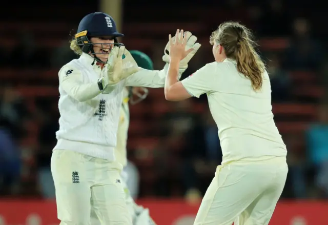 England celebrate