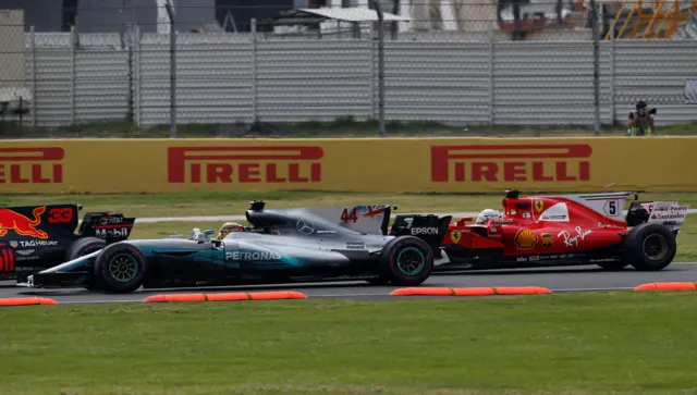 Hamilton and Vettel