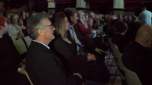 Michael Palin in cinema audience