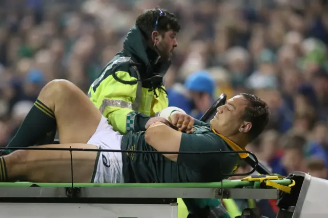 South Africas prop Coenie Oosthuizen