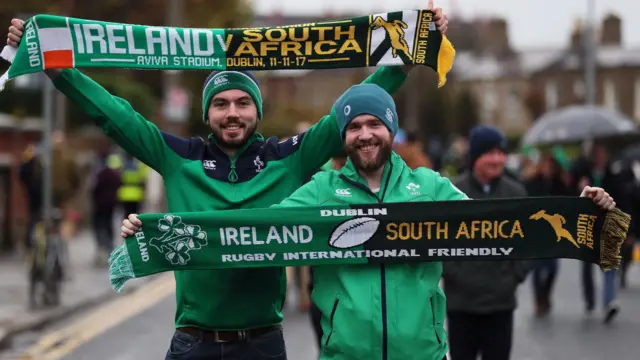 Ireland fans