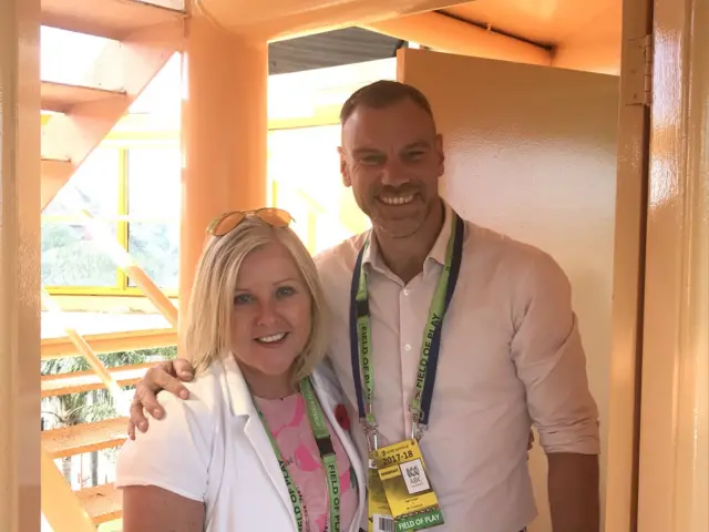 Tracy Bevan and Charles Dagnall