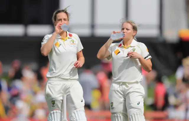 Ellyse Perry and Alyssa Healy