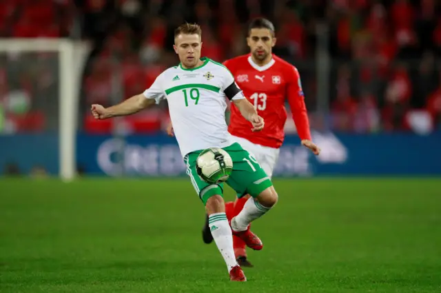 Northern Ireland's Jamie Ward