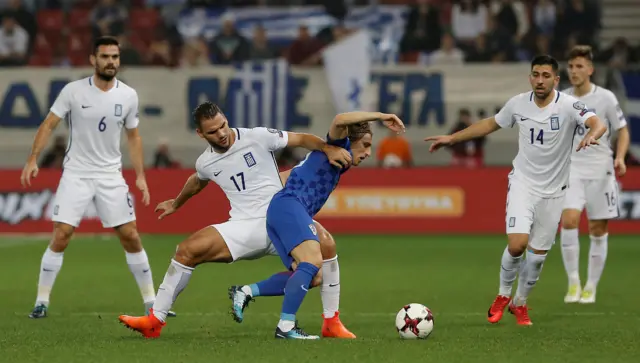 Greece 0-0 Croatia (agg 1-4)