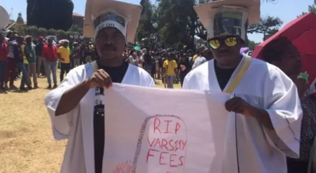 Fees must fall protestors