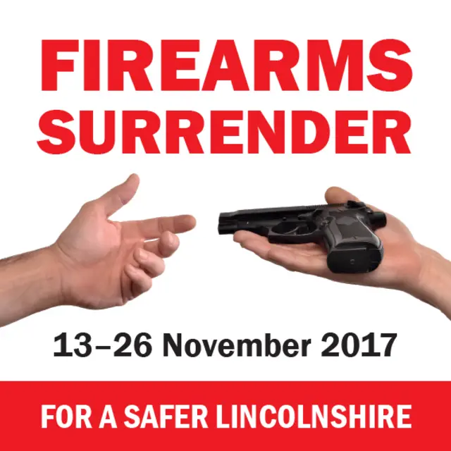 Firearms surender