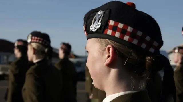 Soldier in parade