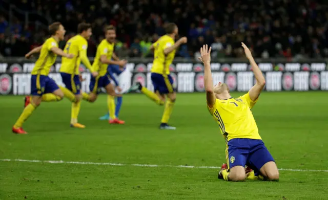 Sweden are through to the World Cup