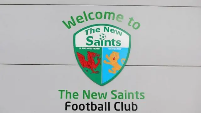 The New Saints sign