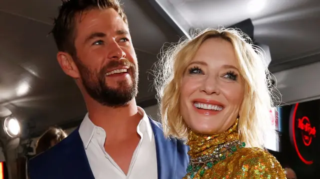 Chris Hemsworth and Cate Blanchett