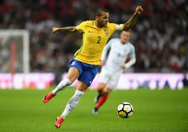 Brazil's Dani Alves