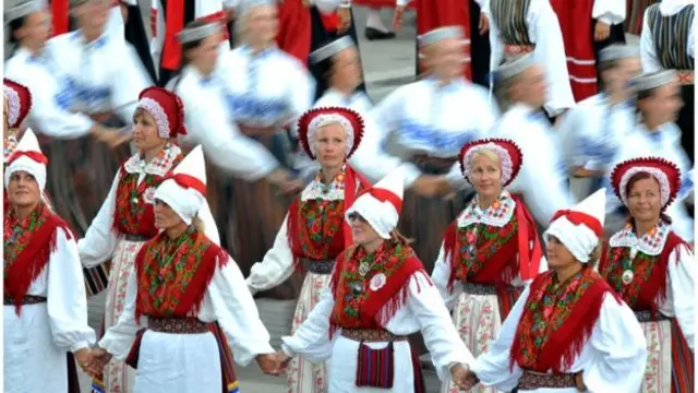 Held every five years, Estonia's Nationwide Song and Dance Festival attracts thousands of performers and spectators