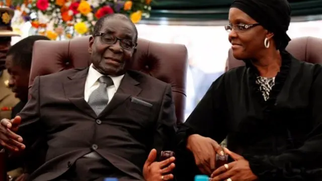 Robert and Grace Mugabe