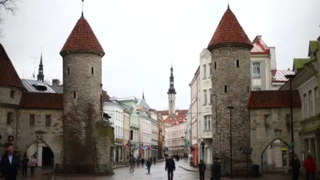 The city gates in Talinn