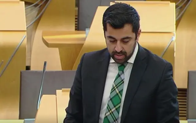 Transport Minister Humza Yousaf