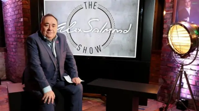 The first episode of Mr Salmond's show will be broadcast next week