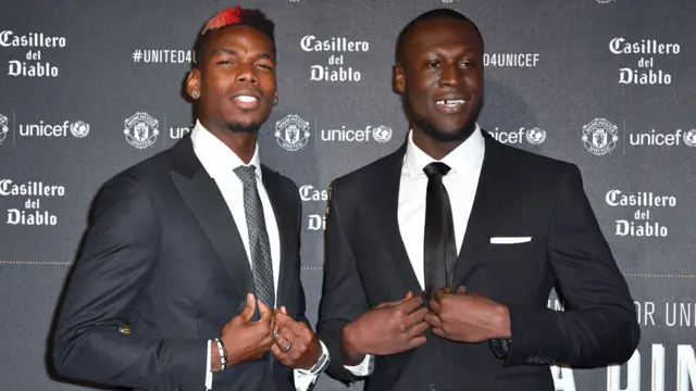 Paul Pogba and Stormzy