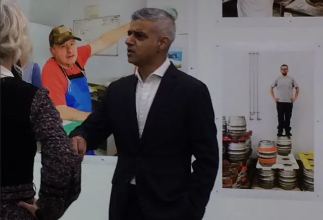 The Mayor of London Sadiq Khan