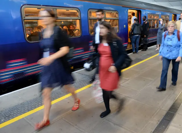 Rail commuters