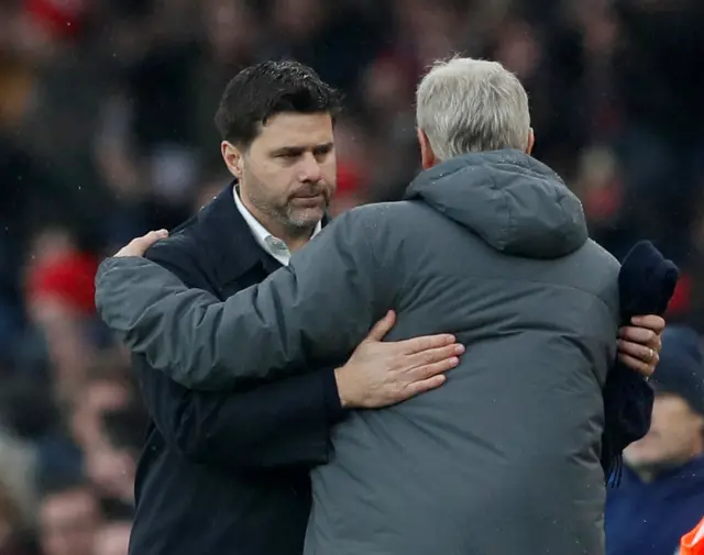 Arsene Wenger and Mauricio Pochettino