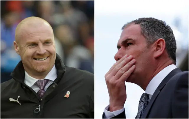 Sean Dyche and Paul Clement