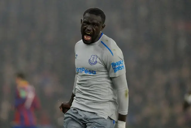 Everton's Niasse scores