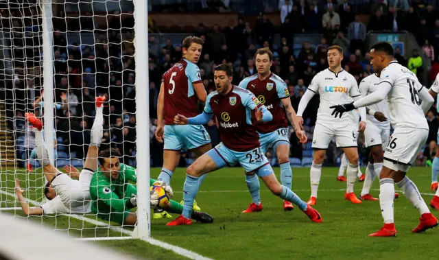 Burnley's Lukas Fabianski