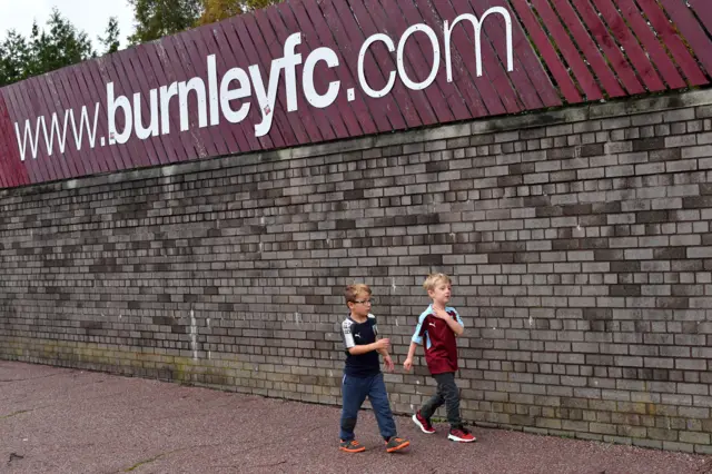 Young Burnley fans