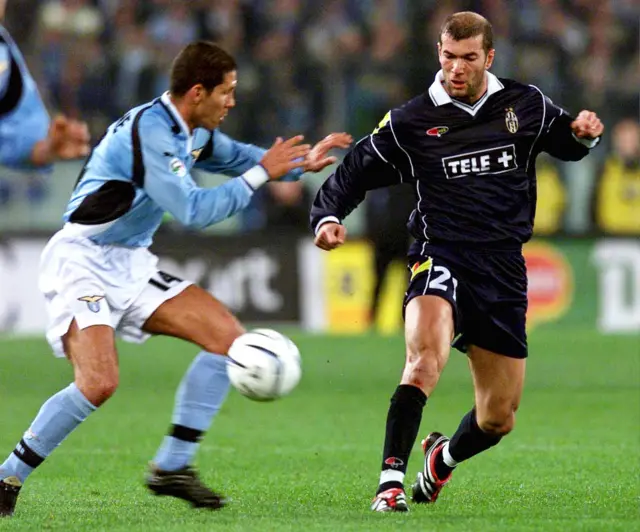 Diego Simeone and Zinedine Zidane