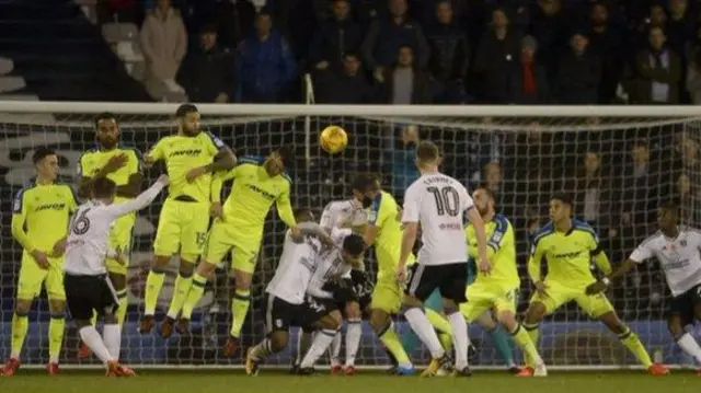 Oliver Norwood's strike, his third of the season, was drilled straight down the middle of Scott Carson's goal