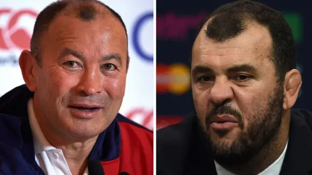 Eddie Jones and Michael Cheika