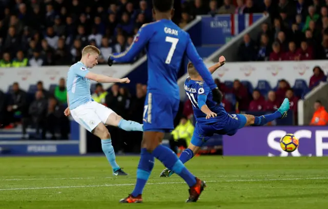 de Bruyne scores for Manchester City