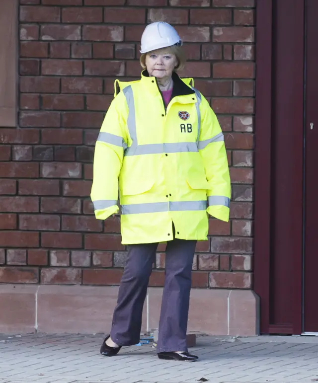 Hearts owner Ann Budge