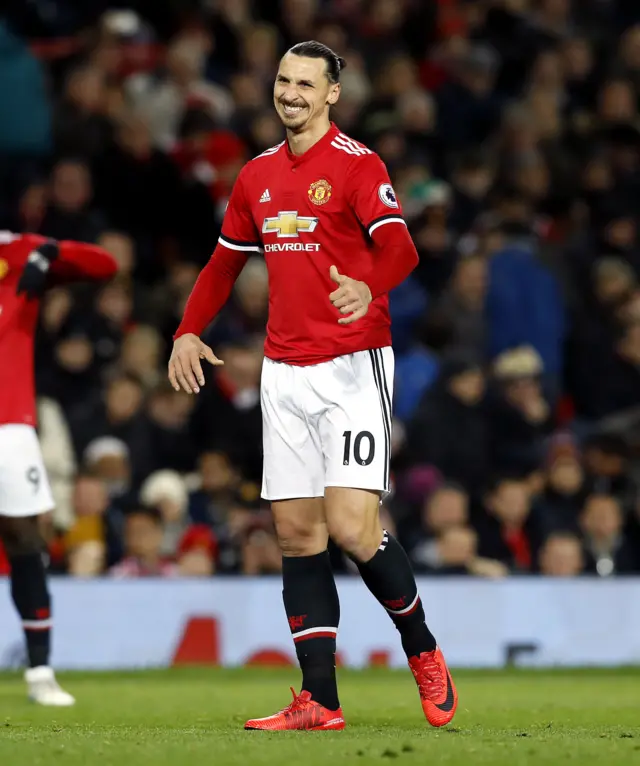 Ibrahimovic of Manchester United