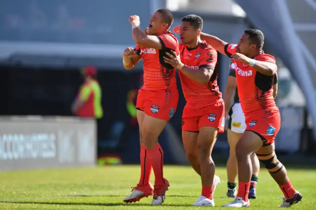 Tonga celebrate