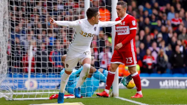 Pablo Hernandez celebrates