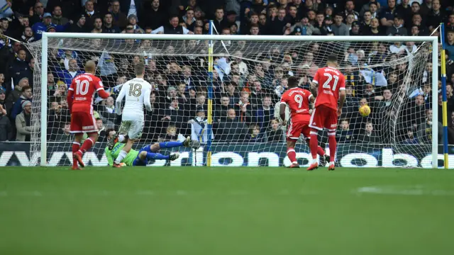 Britt Assombalonga scores