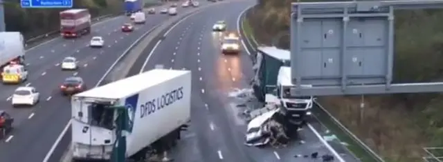 M1 accident