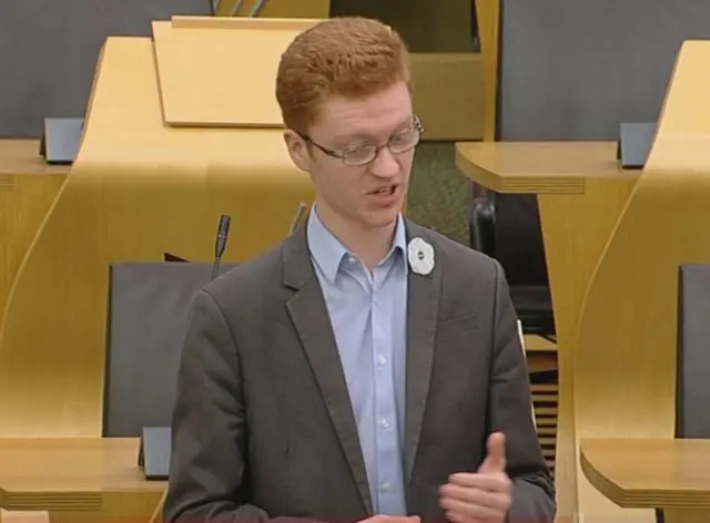 Green MSP Ross Greer