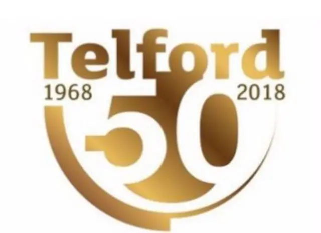 Telford 50 logo