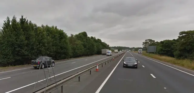 A1 near Newark