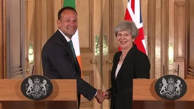 Leo Varadkar and Theresa May