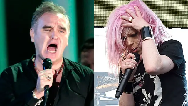Morrissey and Shirley Manson