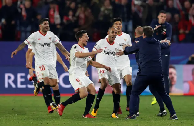 Guido Pizarro celebrates