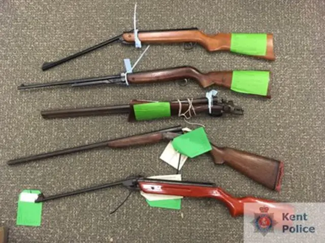 Surrendered firearms